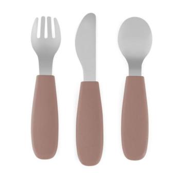 PETITE&MARS Evőeszközkészlet rozsdamentes acélból Take&Match Velvet Latte 12m+ kép