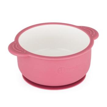 PETITE&MARS Kerámia tál szilikon borítással Candy Pink kép
