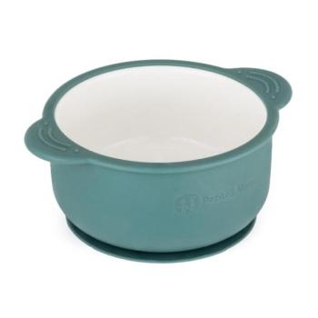PETITE&MARS Kerámia tál szilikon borítással Misty Green kép