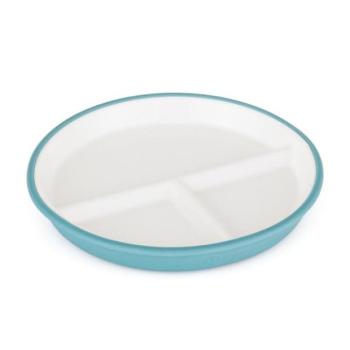 PETITE&MARS Kerámia tányér szilikon borítással Teal Blue kép