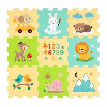 PETITE&MARS Összecsukható padló puzzle Nexli 6 db, Erdő Barátai kép