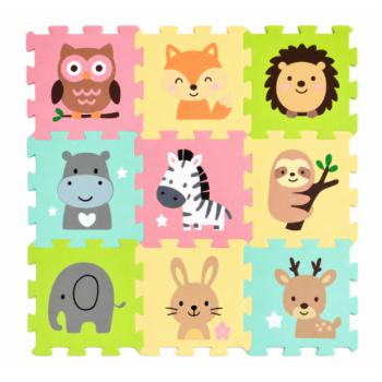 PETITE&MARS Összecsukható padló puzzle Nexli 6 db, Safari Friends kép