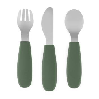 PETITE&MARS Rozsdamentes acél evőeszközkészlet Take&Match Misty Green 12m+ kép