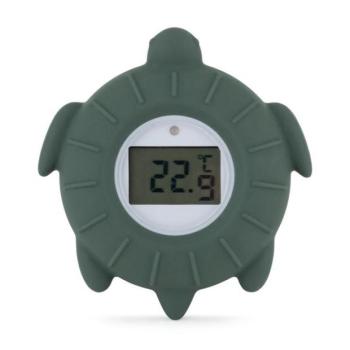 PETITE&MARS Szilikon digitális vízhőmérő Turtle Terry Misty Green 0m+ kép