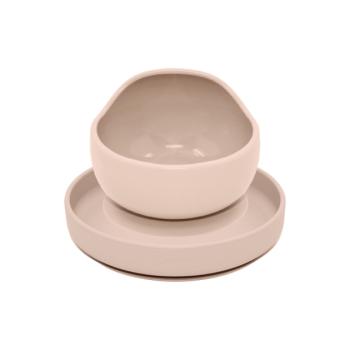 PETITE&MARS szilikon étkezőgarnitúra TAKE&MATCH 2 tányér + tál Desert Sand 6m+ kép