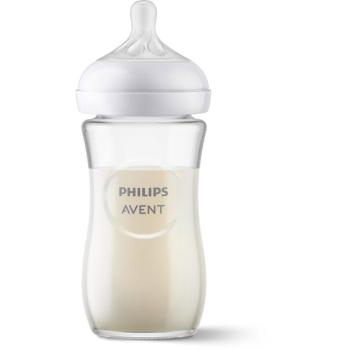 Philips AVENT SCY933/01 Natural Response cumisüveg üvegből, 240 ml, 3-6 hó, 1 darab kép