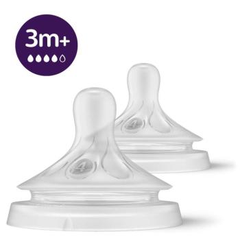 Philips AVENT SCY964/02 Natural Response etetőcumi, 4-es, gyors áramlás, 2 darab kép