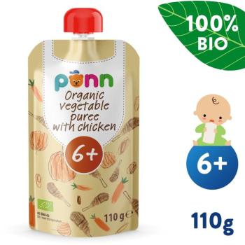 SALVEST Ponn BIO csirkehús zöldségpürével (110 g) kép