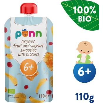 SALVEST Ponn BIO gyümölcsös smoothie joghurttal és keksszel (110 g) kép