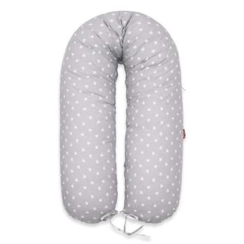 SCAMP Szoptatós párna Little Heart White Gray kép