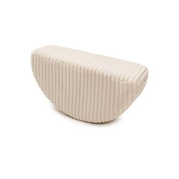 SHAPPY prémium, waffle mintás, bordázott gyermek hinta puff Szín: Cream Beige
