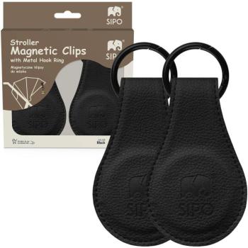Sipo Mágneses tartó, 2 darab, fekete kép