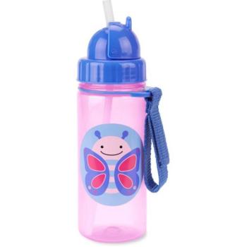 SKIP HOP Zoo Bögre PP szalmával PVC és BPA nélkül Butterfly 12 m + kép