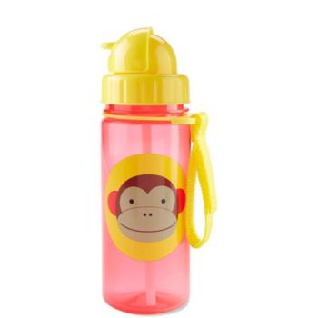 SKIP HOP Zoo Bögre PP szalmával PVC és BPA nélkül Monkey 12 m + kép