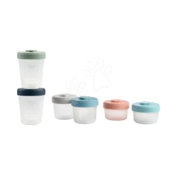 Szett 6 ételtároló Beaba Pro Food Storage 6 clip 2x90ml + 2x150 ml + 2x250 ml kép