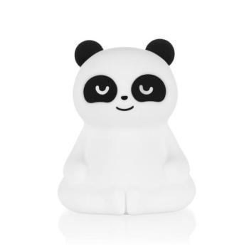 Szilikon éjszakai LED lámpa M méret, Panda kép