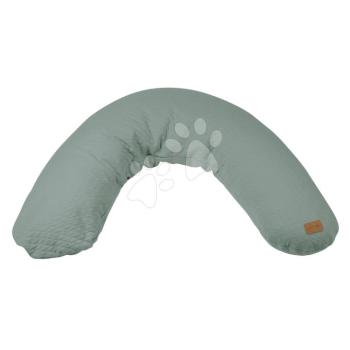Szoptatós párna Big Flopsy™ Beaba Fleur de Coton® Sage Green 170 cm steppelt zöld