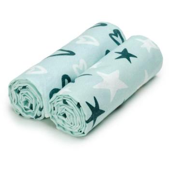 T-TOMI textil fürdőlepedő Hearts & stars kép