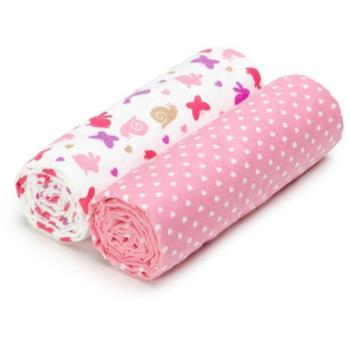 T-TOMI textil fürdőlepedő Pink snails kép