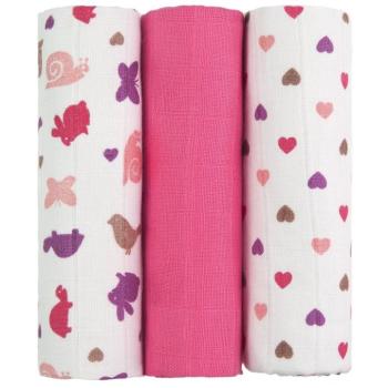 T-tomi textil TETRA pelenka pink snails kép