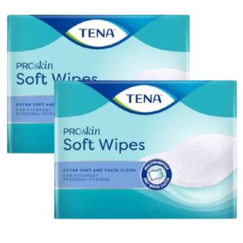 Tena ProSkin puha Törlőkendő 30x32cm 2x135db kép