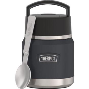 THERMOS ICON gyerek ételtermosz + kanál, 0,355 l, granite