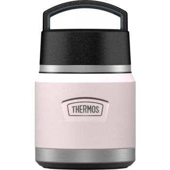 THERMOS ICON gyerek ételtermosz + kanál, 0,355 l, pasztell rózsaszín kép
