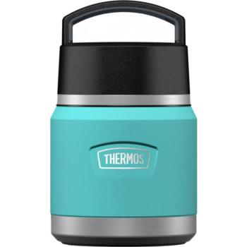 THERMOS ICON gyerek ételtermosz + kanál, 0,355 l, türkizkék kép
