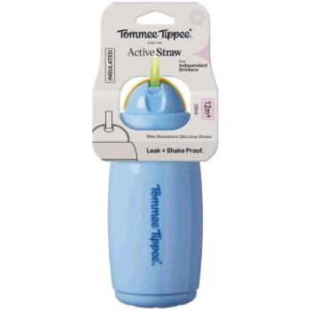 Tommee Tippee Active pohár szívószállal, 266 ml, 12m+, kék kép
