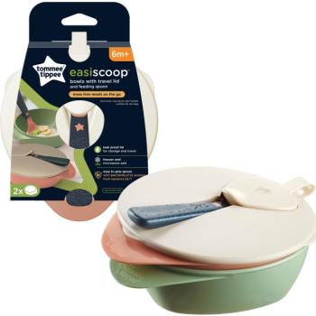 Tommee Tippee Easy Scoop tálkák fedővel és kanállal 6m+, 2 db kép