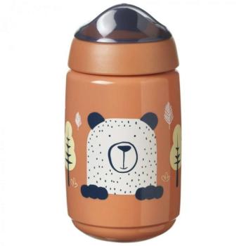 Superstar nem csöpögő itatópohár szívókával, 390ml, 12hó +, piros kép