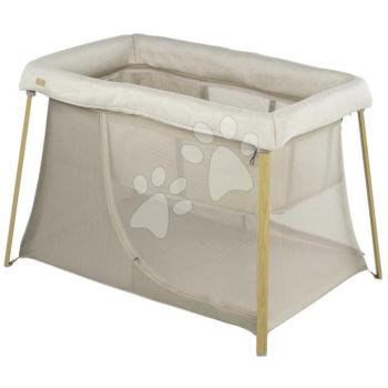 Utazóágy kisbabának 3in1 Travel Cot Easy Sleep Clay Gazelle Beaba összecsukható barna 0-24 hó korosztálynak