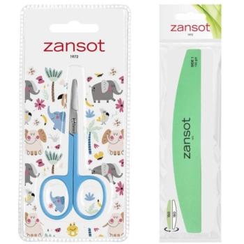 Zansot Kétoldalas körömreszelő + körömolló gyerekeknek, kék kép