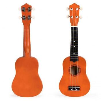 Gyerek fa ukulele gitár, 4 húrral kép