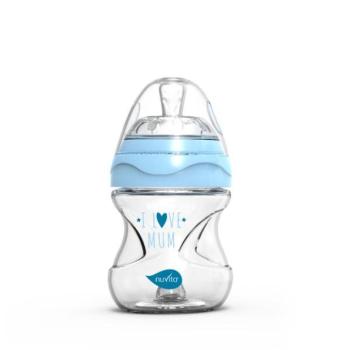140 ml-es üveg, üveg/kék GB kép