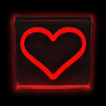 2Kids Toys Led neon fény lámpa Szív piros