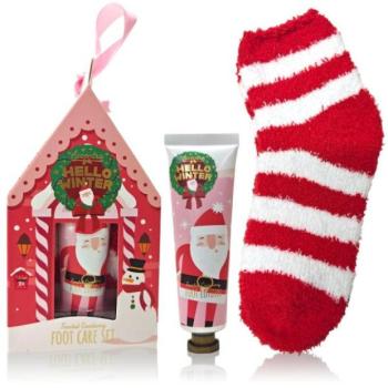 ACCENTRA Ajándékszett Hello Winter zoknival Áfonya 30ml