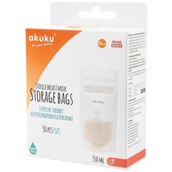 AKUKU eldobható steril élelmiszer-tároló zacskók, 150 ml, 30 darab kép