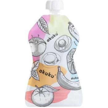 AKUKU újrahasználható élelmiszer-tároló zacskók 150 ml, 5 darab kép