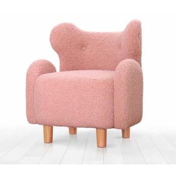 Atelier Del Sofa Gyerek Fülesfotel Rózsaszín Juano Teddy - Rózsaszín kép
