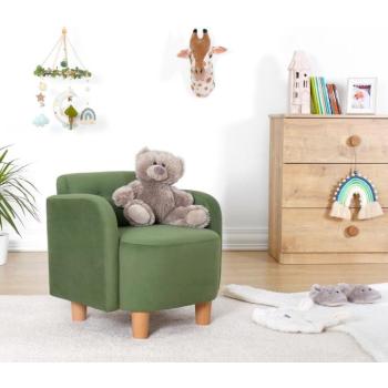 Atelier Del Sofa Gyermek Füles Fotel Zöld Volie - Zöld kép