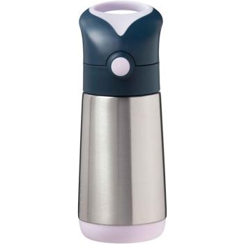 b.box Italtermosz szívószállal 350 ml - indigó/rózsaszín kép