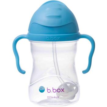 b.box Pohár szívószállal - áfonya 240 ml kép
