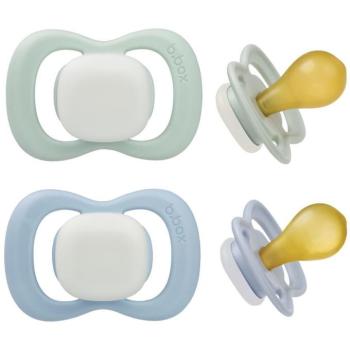 b.box Természetes gumiból készült cumik 6h+ 2 db Glow sky/sage kép
