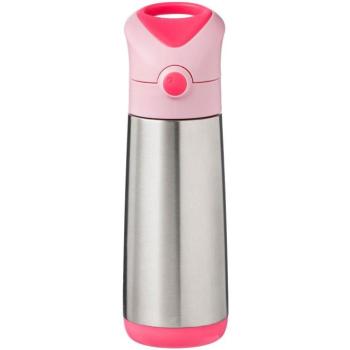b.box termosz szívószállal, 500 ml flamingo fizz kép