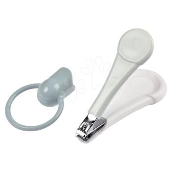 Baba körömvágó csipesz Beaba Baby Nail Clippers Green Blue zöld 0 hó-tól