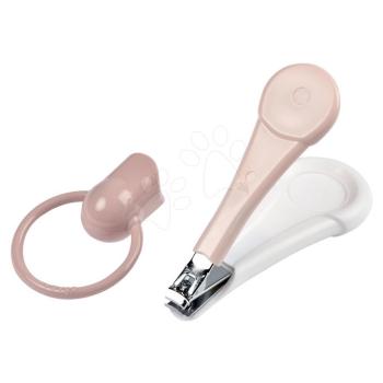 Baba körömvágó csipesz Beaba Baby Nail Clippers Old Pink rózsaszín 0 hó-tól kép