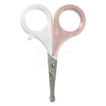 Baba körömvágó olló Beaba Baby Old Pink lekerekített végű rózsaszín 0 hó-tól kép