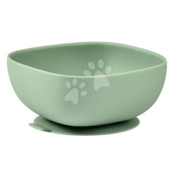 Babatál Silicone Suction Bowl Beaba Sage Green szilikonból zöld 4 hó-tól kép