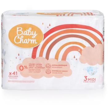 BABY CHARM Premium Super Dry Flex 3 Midi, 4-9 kg (41 db) kép